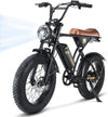 Cycrun Electric Bike for Adults 750W Motor with 374.4WH Battery, 20MPH 55Miles Moped Style Ebike for Adults, 20&quot; Fat Tire Commuting off Road Mountain Ebike with Hydraulic Suspension, UL2849