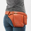 Cool Punk Motorcycle Style Waist Bag, Retro Outdoor Sports Adjustable Belt Bag, Fashion Fanny Pack