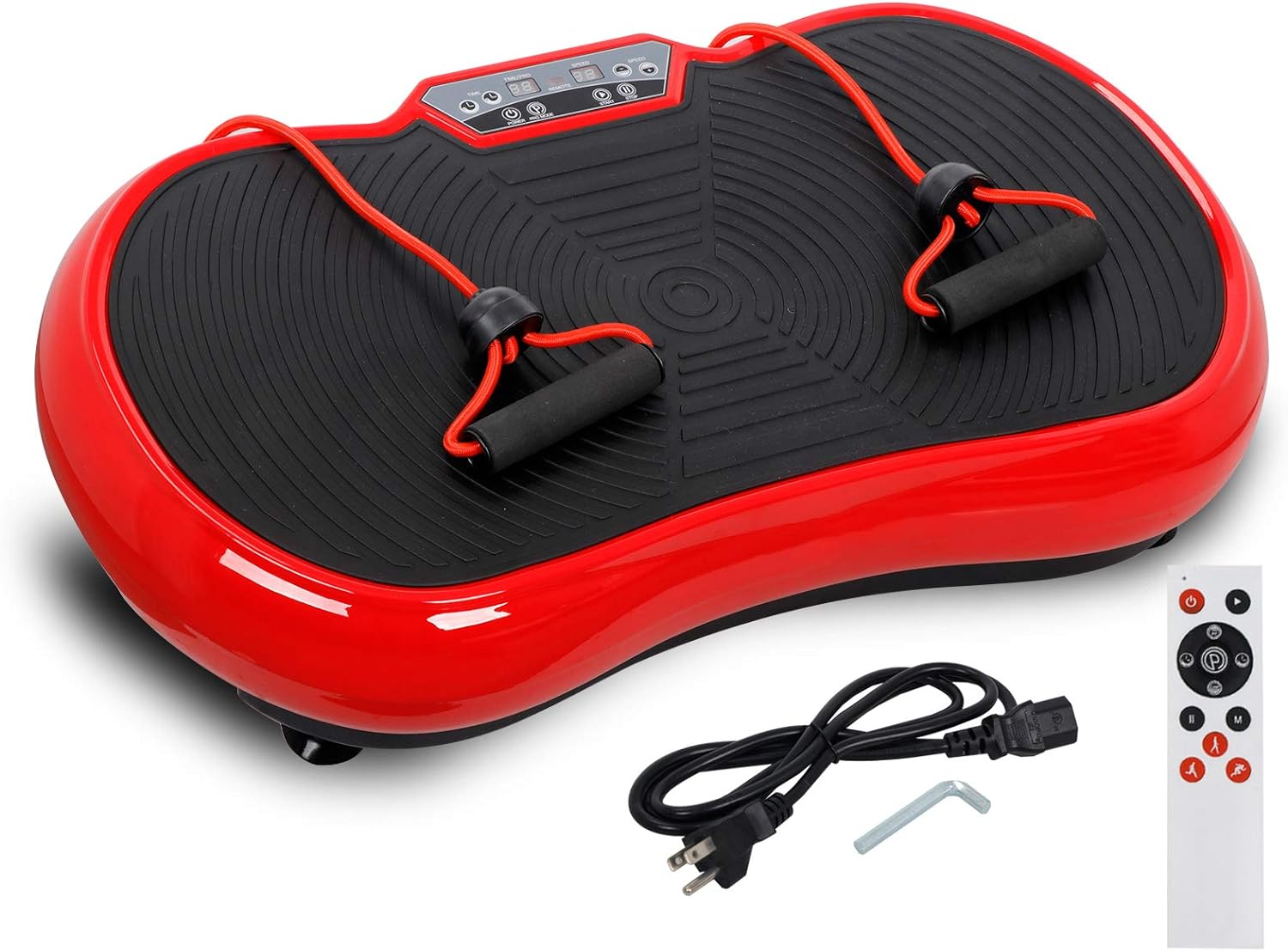 Full Body Vibration Platform Massage Machine Workout Trainer with Bluetooth Music Connection