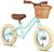 March 12" Inch Retro Kids Balance Bike with Wicker Basket , Multiple Colors