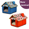 New Arrival Cute House Dog Bed Pet Bed Warm Soft Dogs Kennel Dog House Pet Sleeping Bag Cat Bed Cat House Cama Perro Pet Product