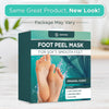 Foot Peel Mask - 2 Pack of Regular Skin Exfoliating Foot Masks for Dry, Cracked Feet, Callus, Dead Skin Remover - Feet Peeling Mask for Soft Baby Feet, Original Scent