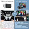 Universal 7-Inch Wireless Apple Carplay Android Car Touch Screen TV Video Player Bluetooth USB Mirror Link with 12-Light Camera